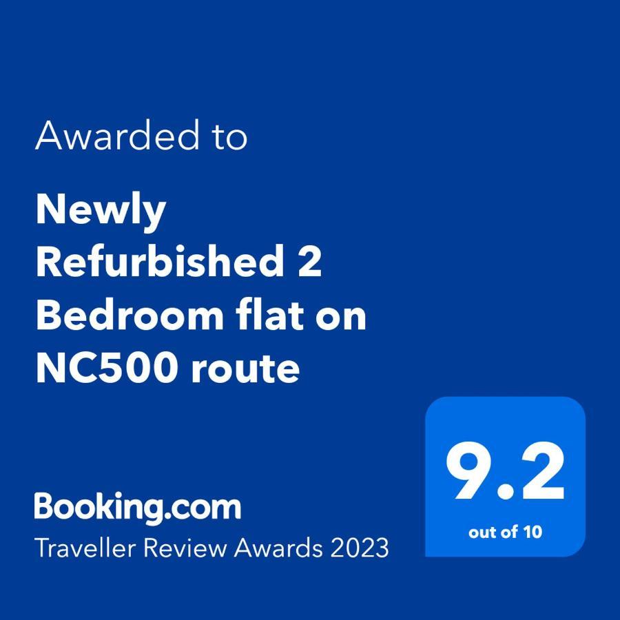 Newly Refurbished 2 Bedroom Flat On Nc500 Route Wick  Exterior foto